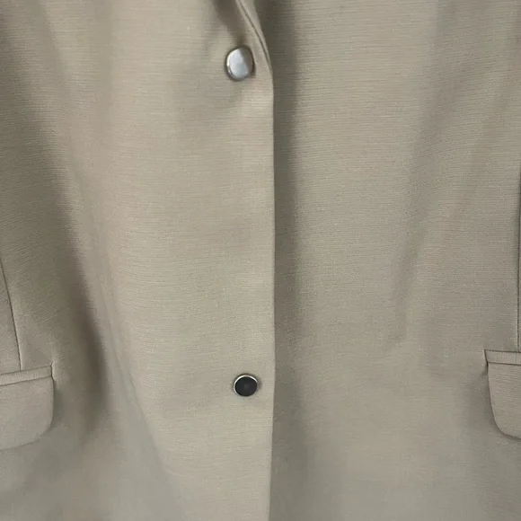 T Tahari Tan Blazer Size 14 - Picture 3 of 5